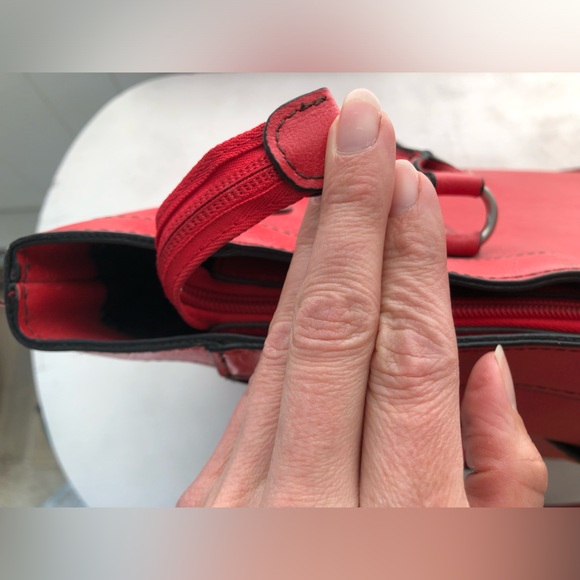 Merona - leather look - shoulder bag - suitable for a laptop - Picture 6 of 10